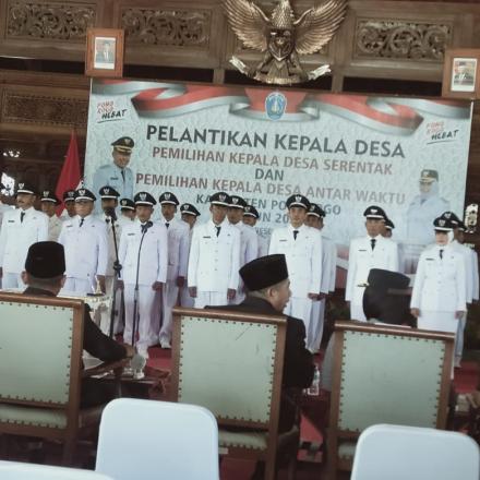 Sunardi Resmi Dilantik Jadi Kepala Desa Ngabar Periode 2022 - 2028